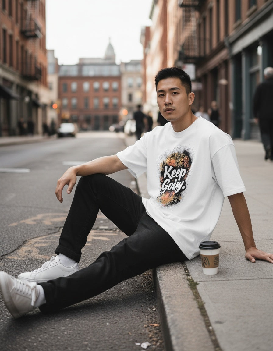KEEP GOING™ Oversized Premium Tee