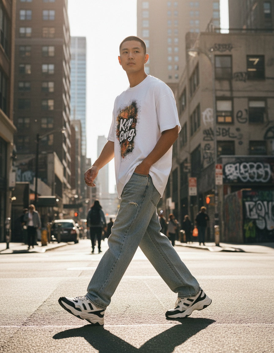 KEEP GOING™ Oversized Premium Tee